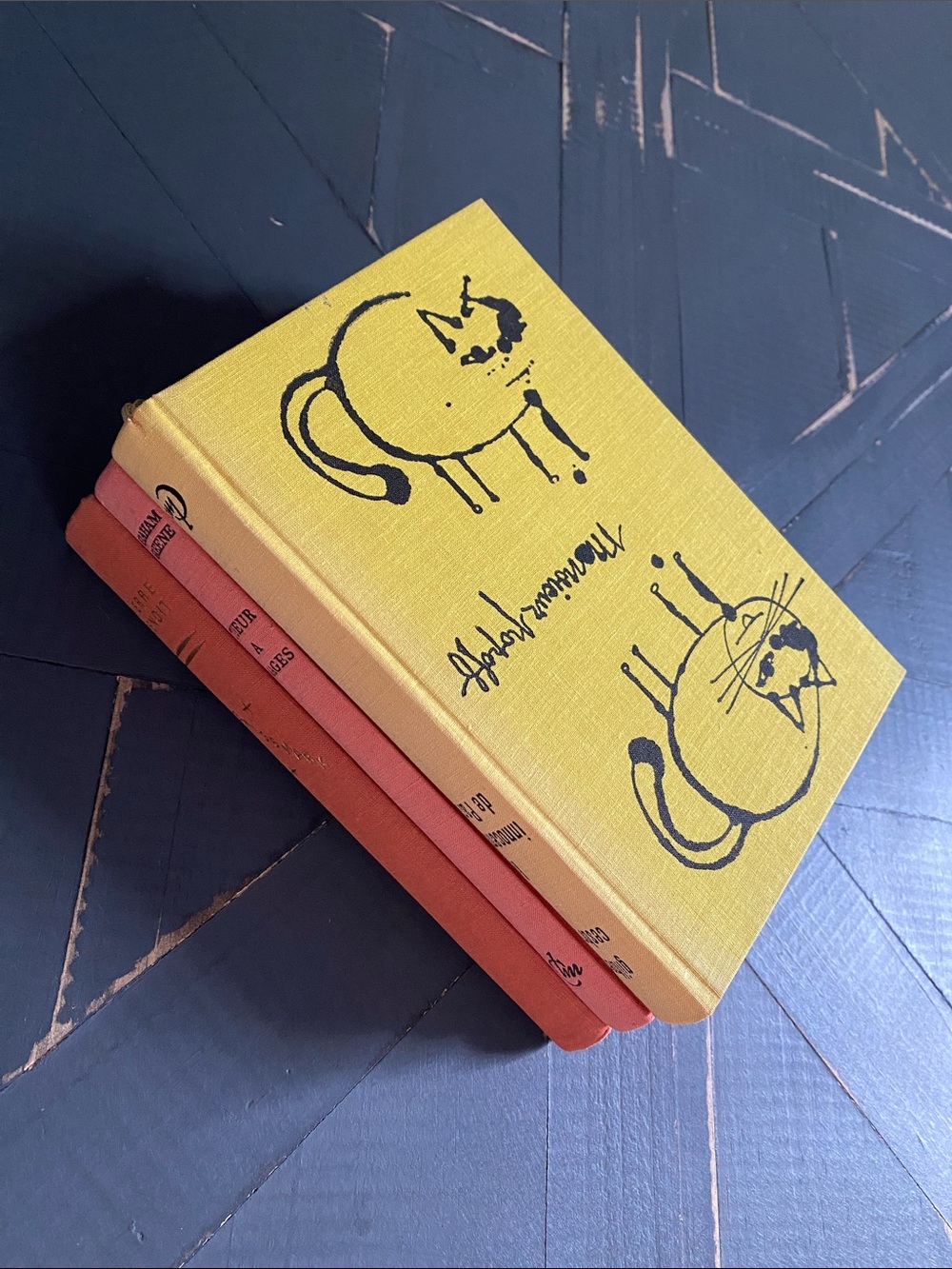 💐Antique Vintage💐French Fabric Hardcover Books